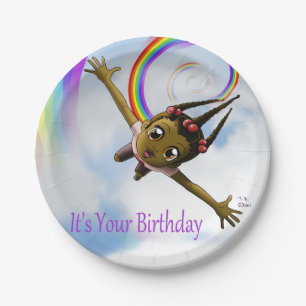 Happiness Birthday Paper Plates