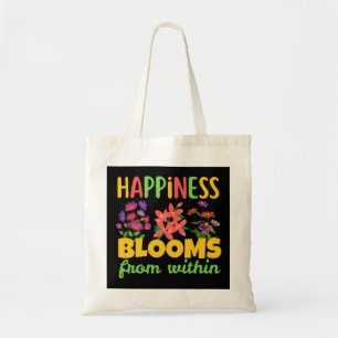 Happiness Blooms From Within Happiness Spring Tote Bag