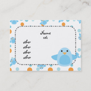 Happiness Bluebird Business Card