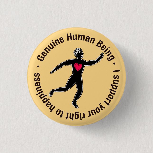 Happiness Button (Front)