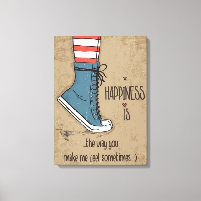 Happiness Canvas Print (Front)