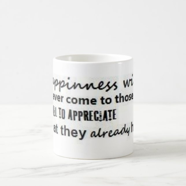 happiness coffee mug (Center)