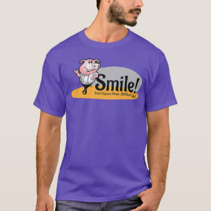 Happiness comes with a Smile and Positive Vibes Ha T-Shirt