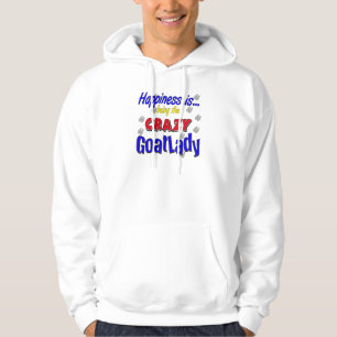 Happiness Crazy Goatlady Hoodie