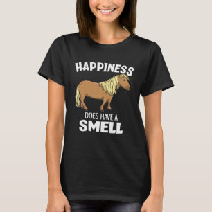 Happiness Does Have A Smell  Miniature Horse T-Shirt