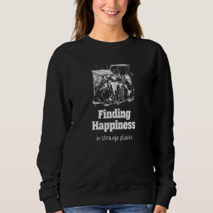 Happiness Dumpster Diving Sarcastic Trash Squad Sweatshirt