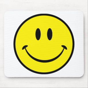 Happiness Face Mouse Pad