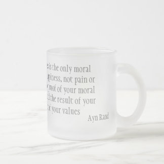 Happiness Frosted Glass Coffee Mug