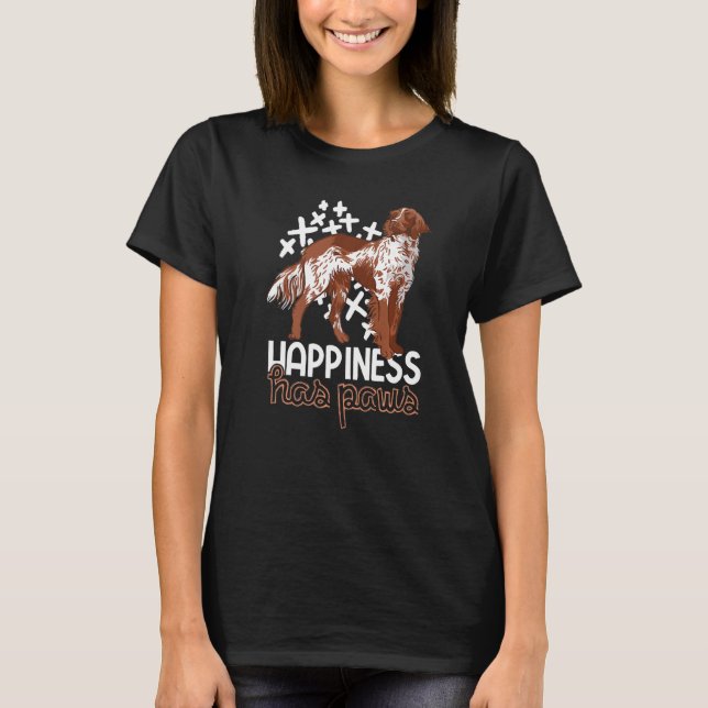 Happiness has Paws T-Shirt (Front)