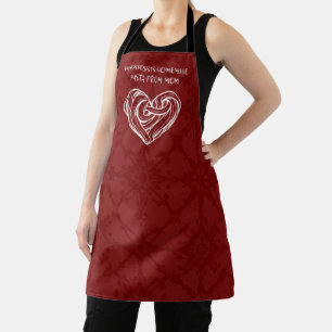 Happiness Homemade Pasta Mom Italian Comfort Apron