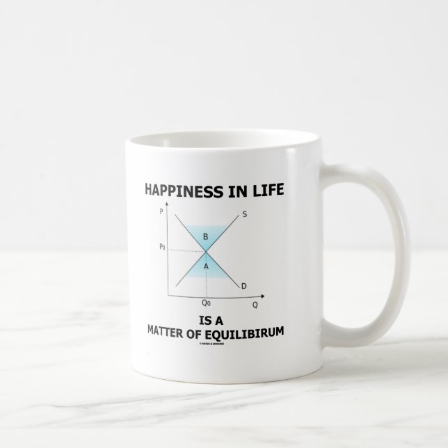 Happiness In Life Is A Matter Of Equilibrium Coffee Mug (Right)