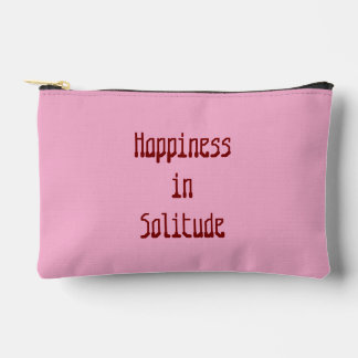 Happiness in Solitude Accessory Pouch