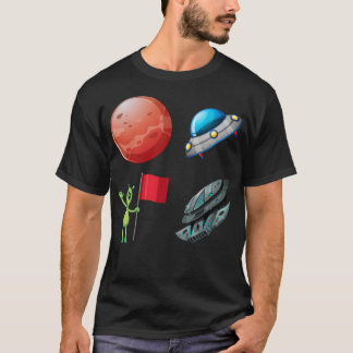 Happiness In Space Pack T-Shirt