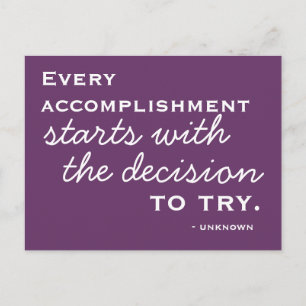 Happiness Inspiration - Motivational Postcard