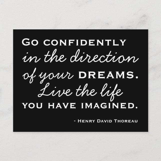 Happiness Inspiration -  Motivational Postcard (Front)