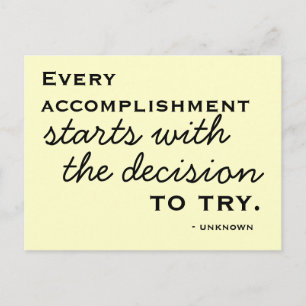 Happiness Inspiration - Motivational Postcard