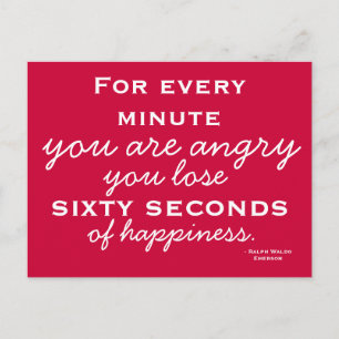 Happiness Inspiration - Motivational Postcard
