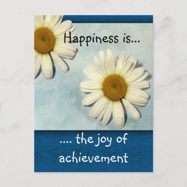 Happiness Inspirational Postcard (Front)
