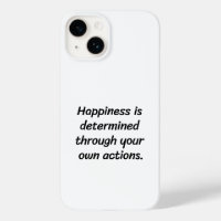 Happiness iPhone Case