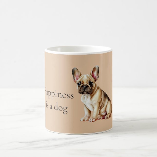 Happiness is a Dog Coffee Mug (Center)