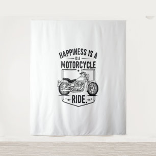 Happiness is a Motorcycle Ride.jpg Tapestry