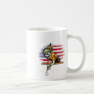 Happiness Is A Perfect Rack I Pool Billiards Playe Coffee Mug