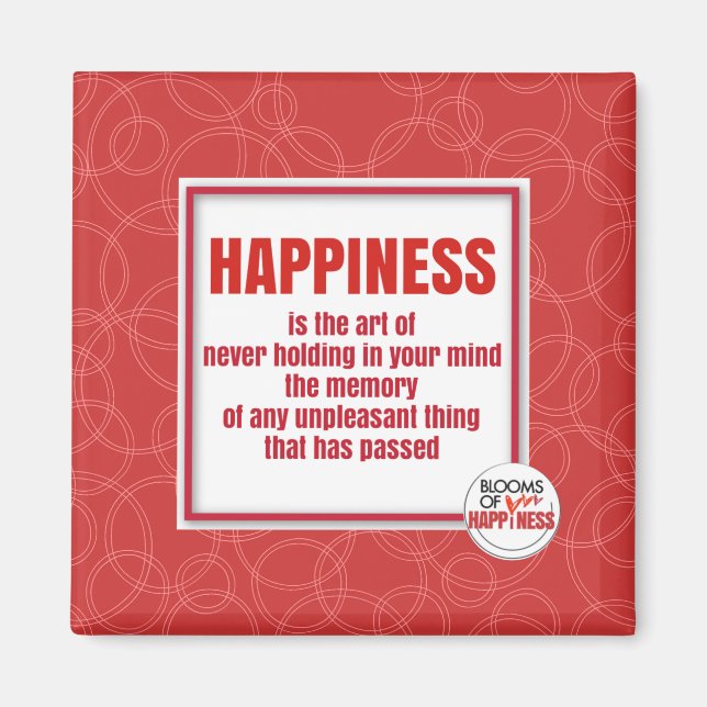 HAPPINESS is an art Magnet (Front)