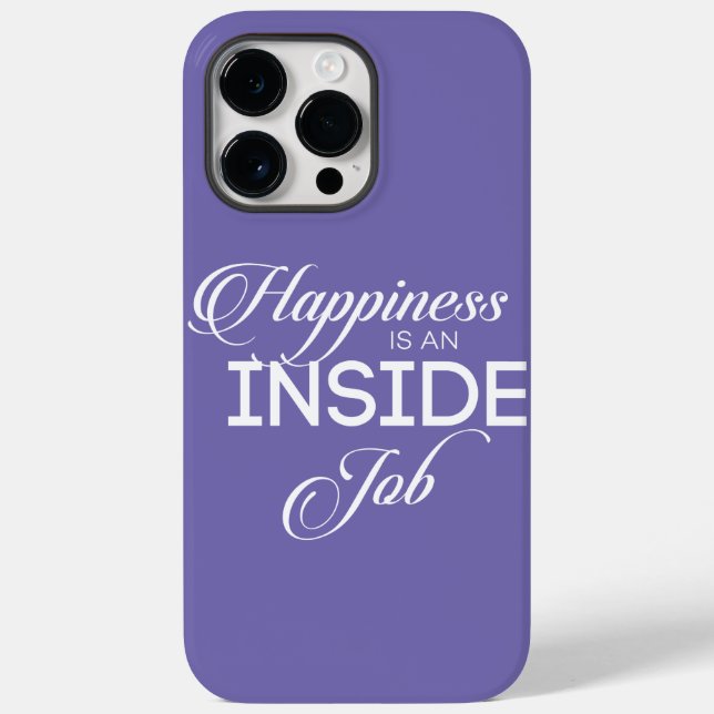 Happiness Is An Inside Job Case-Mate iPhone Case (Back)