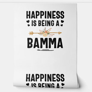 Happiness Is Being A Bamma Thanksgiving Christmas Wallpaper