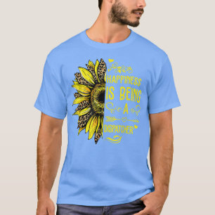 Happiness Is Being A Dispatcher Sunflower Hippie W T-Shirt