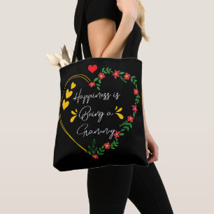 Happiness Is Being A Grammy Mother's Day Funny Tote Bag