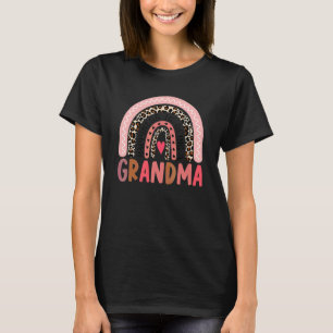 Happiness Is Being A Grandma Women Rainbow Decor G T-Shirt