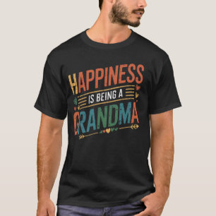 Happiness is being a Grandma Women's Family Clothi T-Shirt