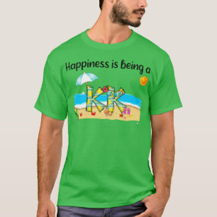 Happiness Is Being A Kk Summer Beach Happy Mothers T-Shirt