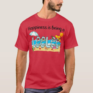 Happiness Is Being A Leelee Summer Beach Happy Mot T-Shirt