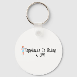 Happiness Is Being A LVN Key Ring