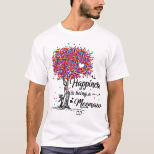 Happiness Is Being A Meemaw Cute Mother's Day Gift T-Shirt