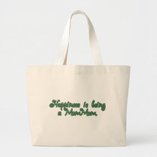 Happiness is being a MomMom Large Tote Bag