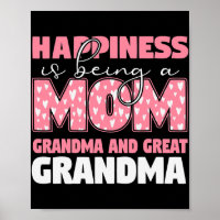 Happiness Is Being A Mum Grandma And Great