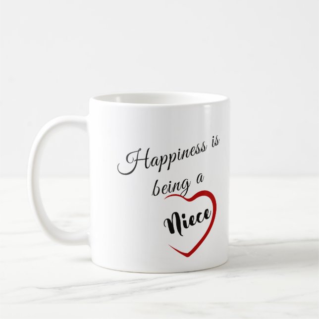 Happiness is Being a Niece Coffee Mug (Left)