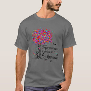 Happiness Is Being An Mummy T Cute Mother's Day Gi T-Shirt