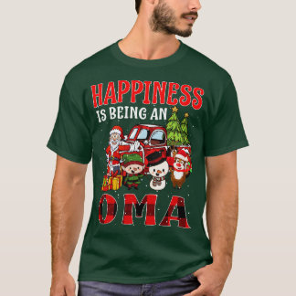 Happiness Is Being An Oma Christmas T-Shirt
