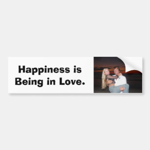 Happiness is Being in Love. Bumper Sticker