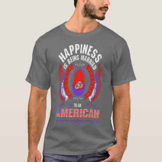 Happiness Is Being Married To American Shirt Coupl