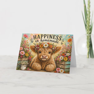 Happiness is Homemade Card