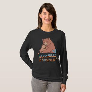 Happiness is Homemade Cute Mama Bear & Baby T-Shirt