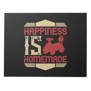 Happiness Is Homemade Notepad