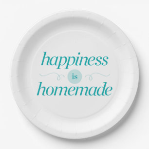 Happiness is Homemade Paper Plate