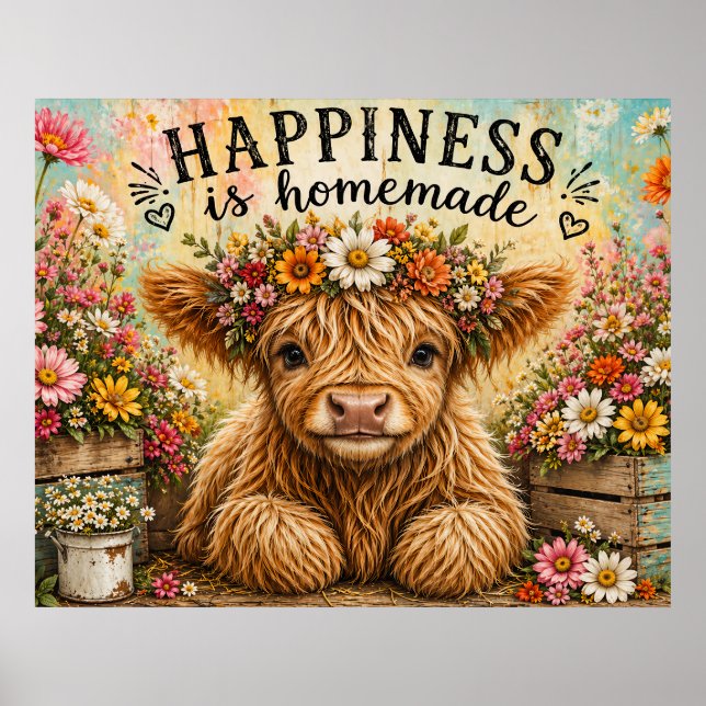 Happiness is Homemade Poster (Front)
