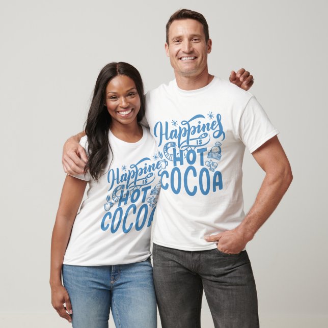 Happiness Is Hot Cocoa  T-Shirt (Unisex)